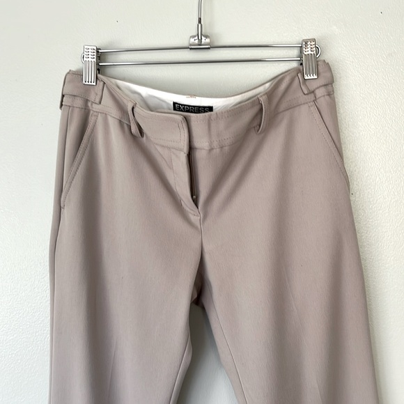 Exspress Columnist Bootcut Stone Color Pants - Picture 3 of 11